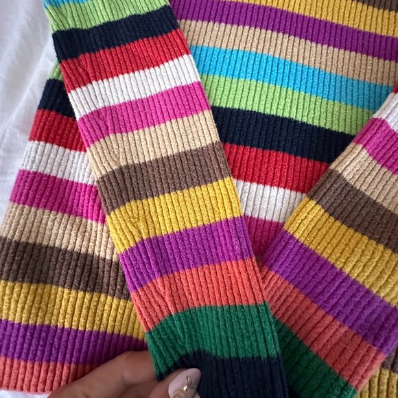 Gap Multicolored Striped Turtleneck Sweater - Picture 2 of 3